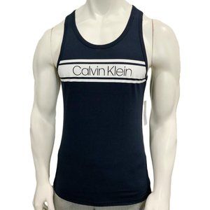 NWT CALVIN KLEIN MSRP $51.99 MEN'S NAVY BLUE SLEEPWEAR SLEEVELESS TANK TOP M L